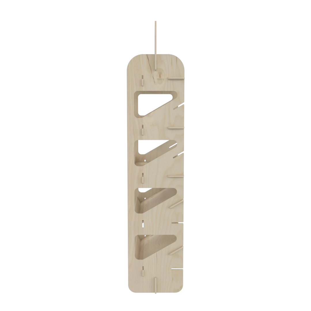 Modüler Plywood Raflı Teşhir Ünitesi (SHELVE) - Görsel 8