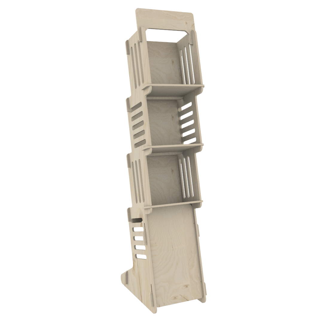 Plywood Broşür ve Katalog Standı (SPACE) - Görsel 2