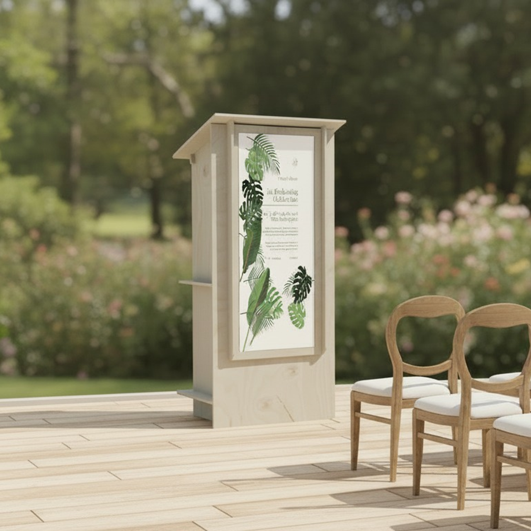 Plywood Kürsü / Podyum 04368 - Görsel 12