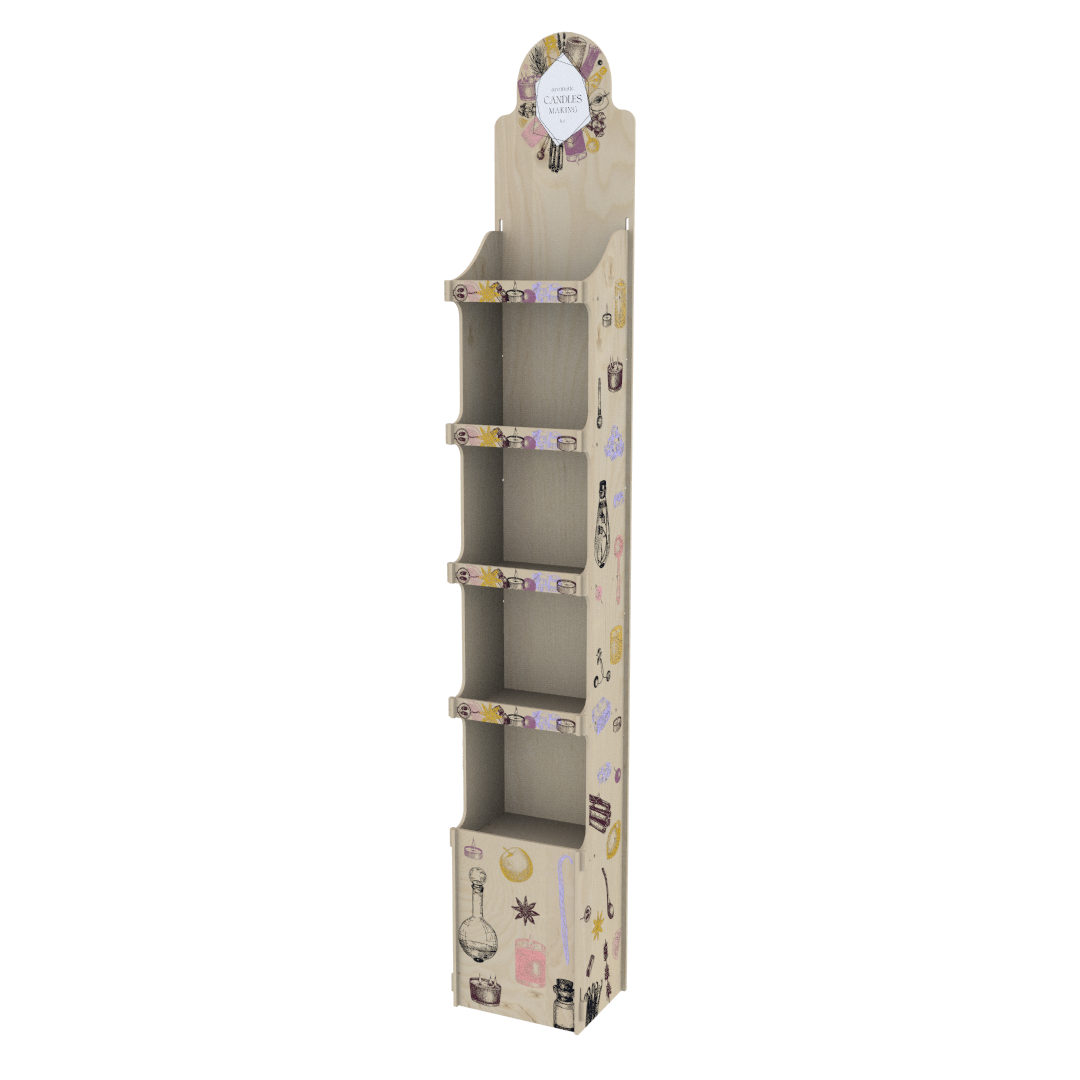 Kompakt Plywood Teşhir Standı (SMALL) - Görsel 5