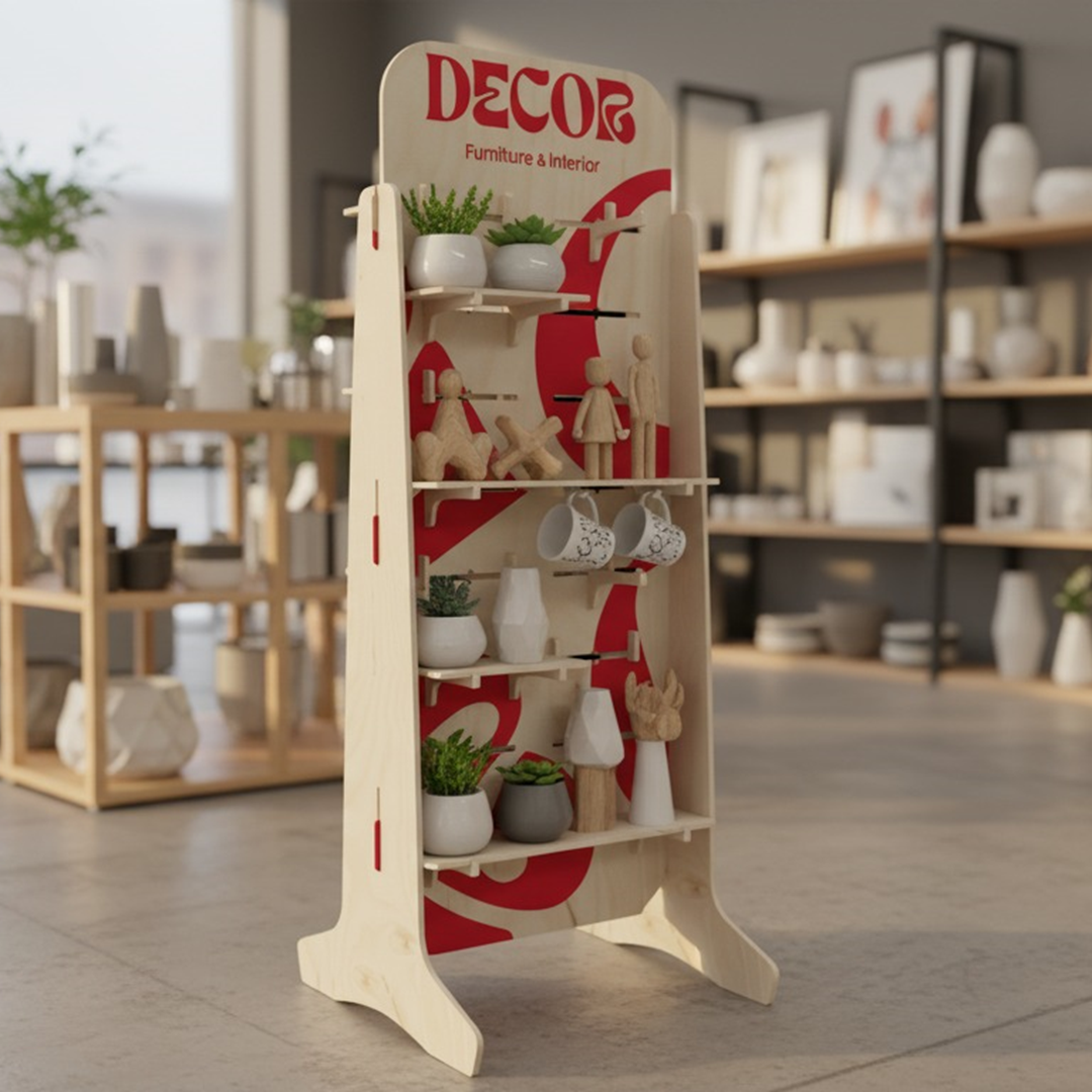 Modüler Plywood Panelli Teşhir Standı (PANEL) - Görsel 8