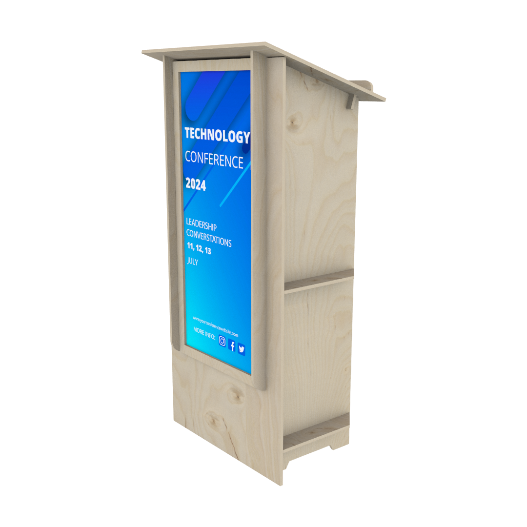Plywood Kürsü / Podyum 04368 - Görsel 6