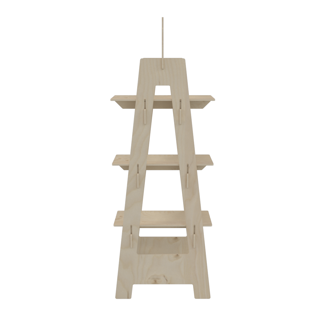 Üçgen Plywood Teşhir Standı (TRIANGLE) - Görsel 4
