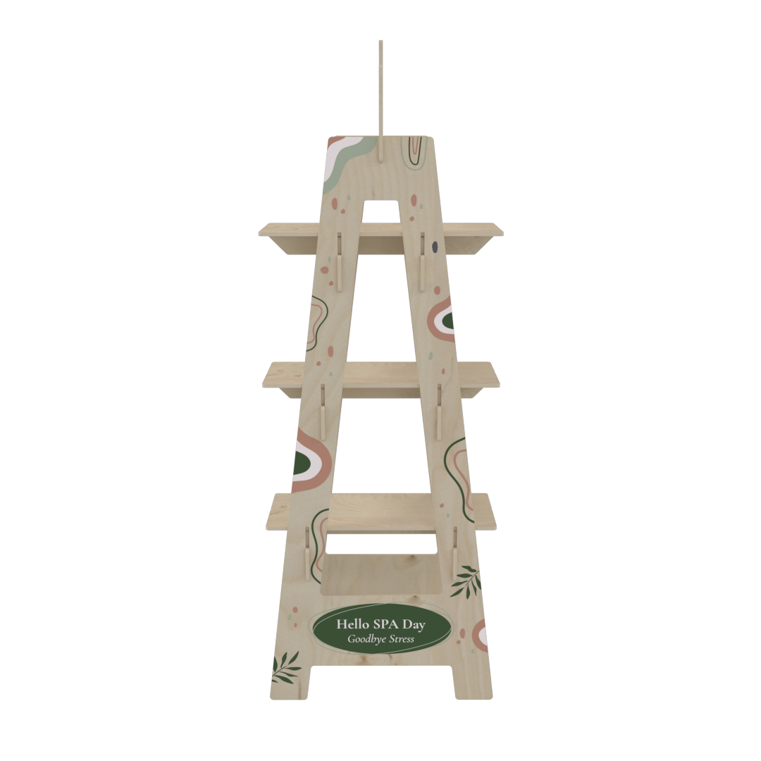 Üçgen Plywood Teşhir Standı (TRIANGLE) - Görsel 3