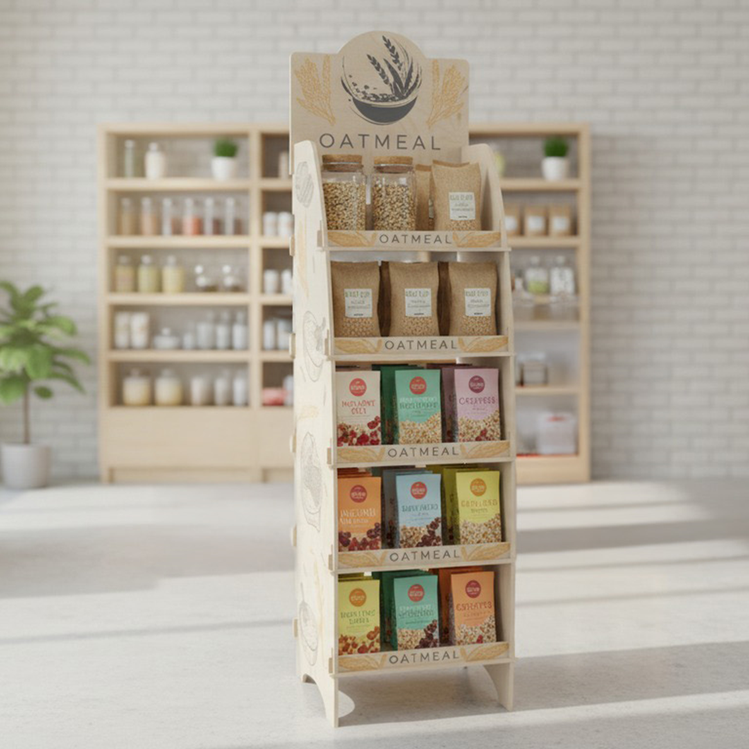 Kavisli Plywood Teşhir Standı (ARCADE) - Görsel 9