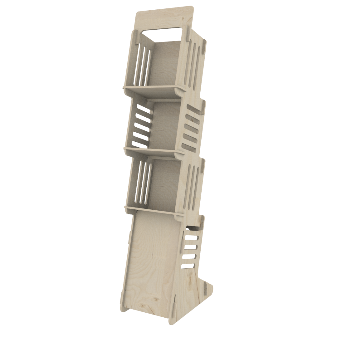 Plywood Broşür ve Katalog Standı (SPACE) - Görsel 6