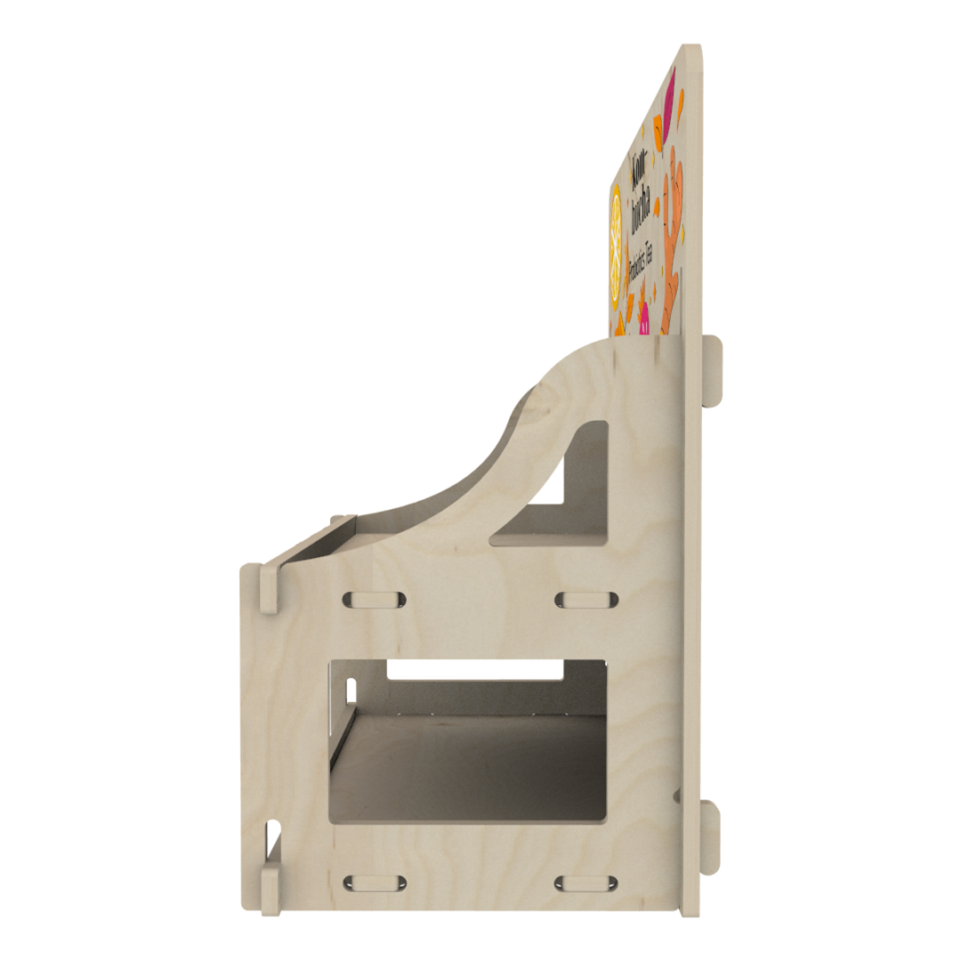 Plywood Tezgah Üstü Teşhir Standı 04367 - Görsel 7