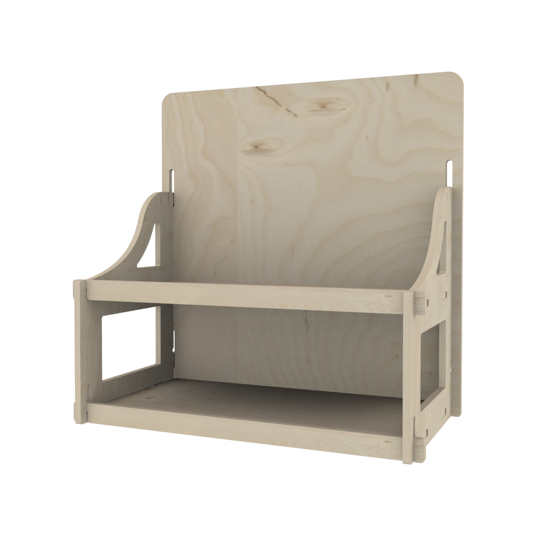 Plywood Tezgah Üstü Teşhir Standı 04367 - Görsel 6