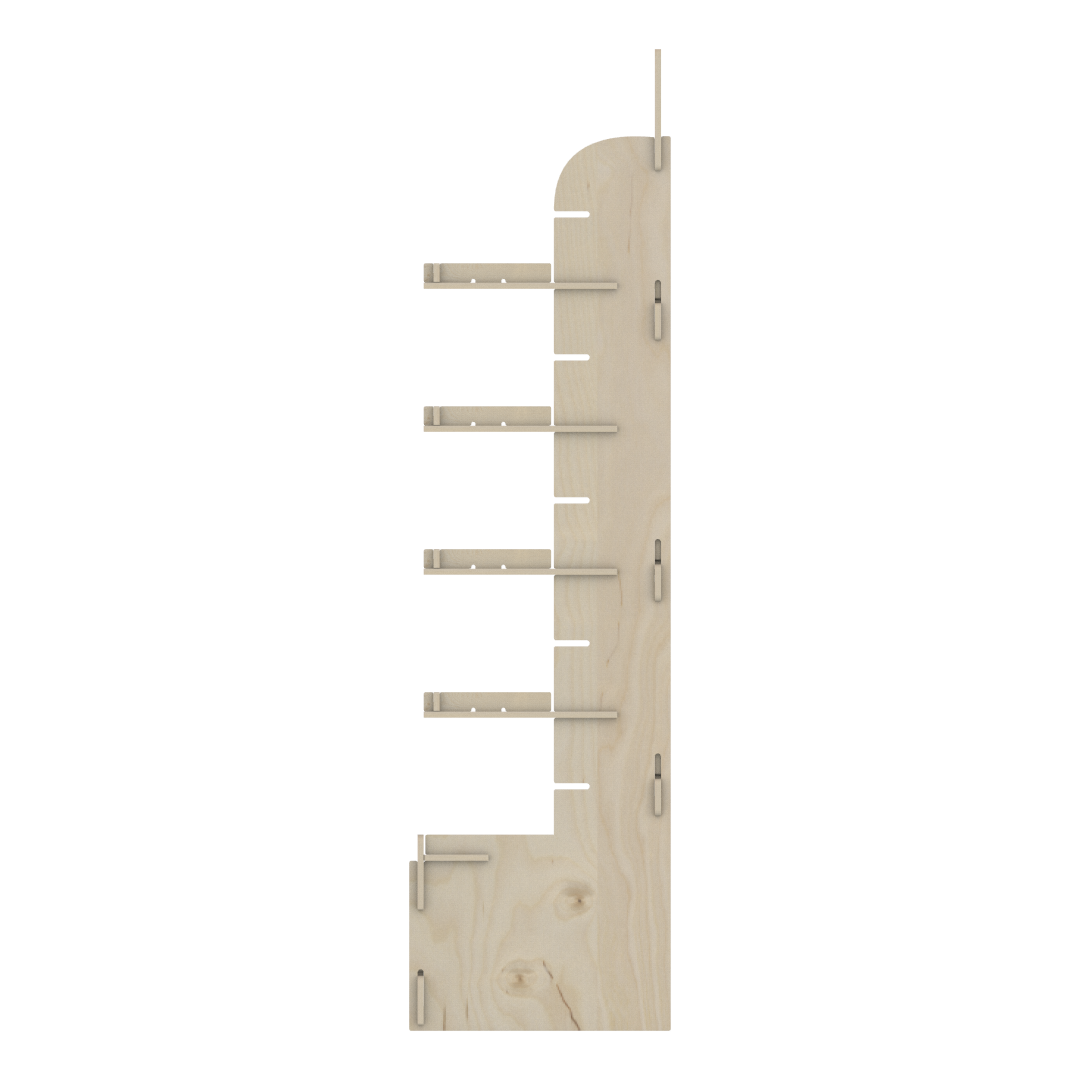 Raflı Modüler Plywood Teşhir Standı (MODULAR) - Görsel 9