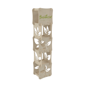 Yaprak Desenli Plywood Teşhir Standı (LEAF)