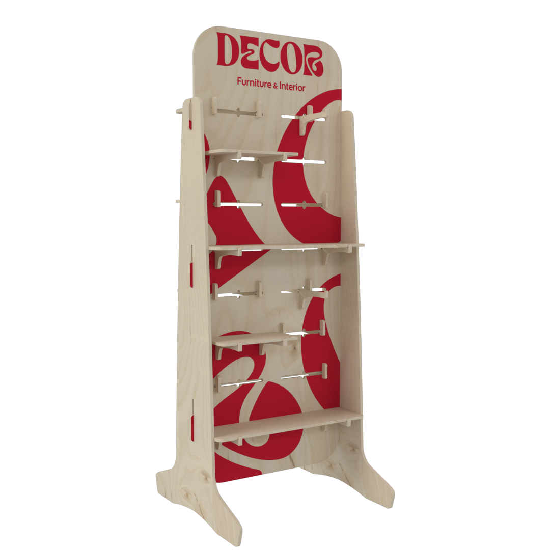 Modüler Plywood Panelli Teşhir Standı (PANEL)