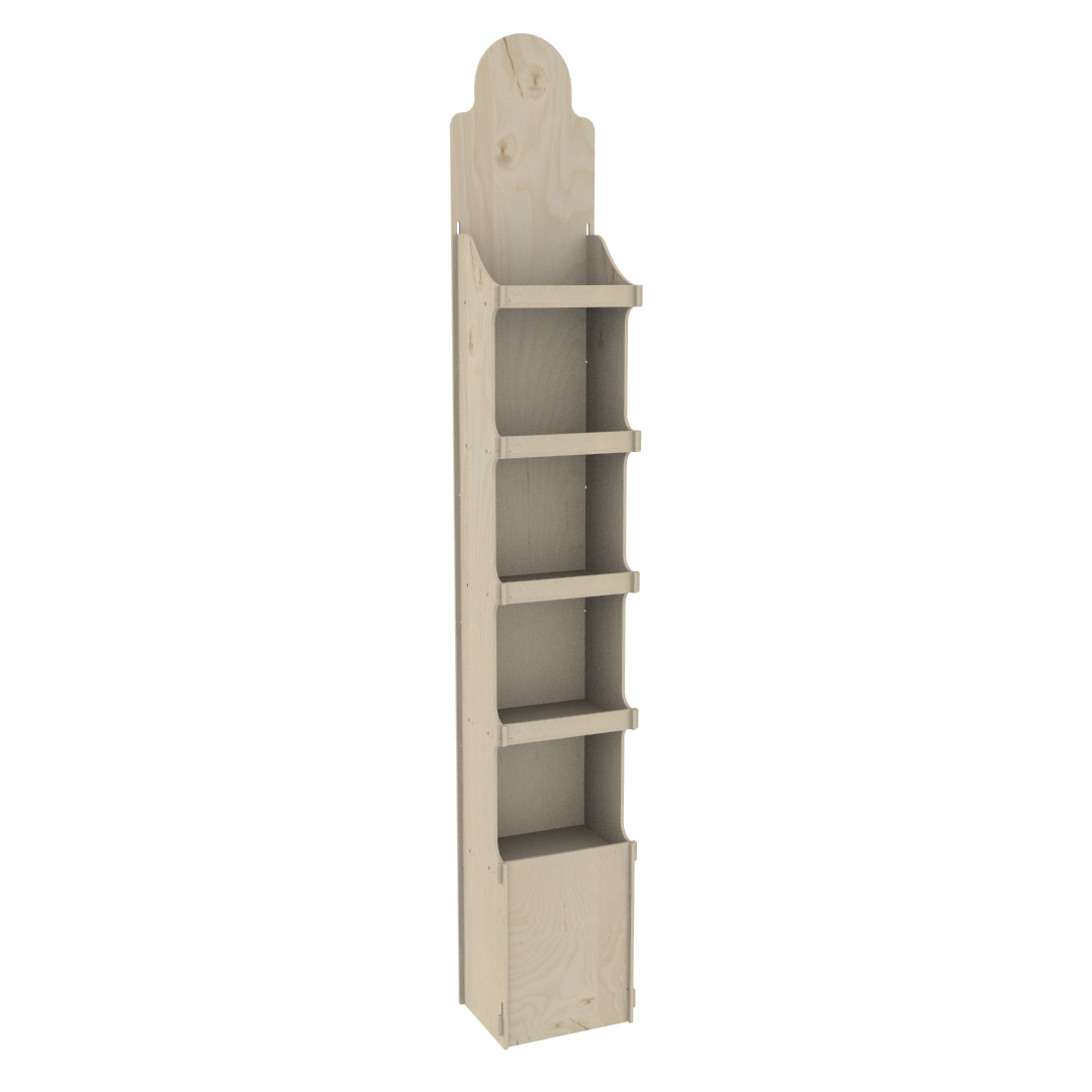 Kompakt Plywood Teşhir Standı (SMALL) - Görsel 2