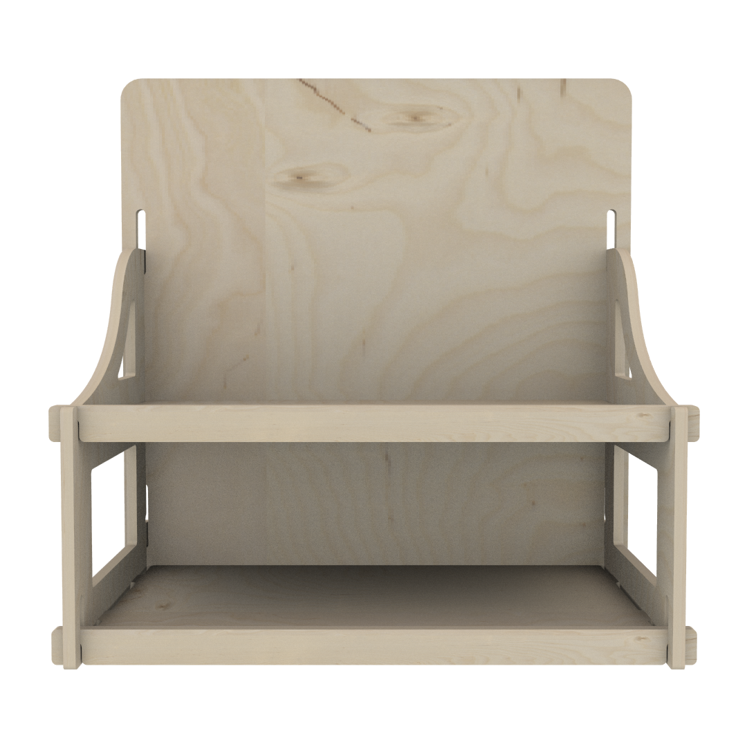 Plywood Tezgah Üstü Teşhir Standı 04367 - Görsel 4