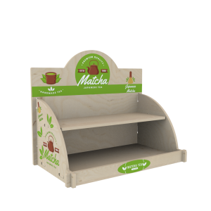 Plywood Tezgah Üstü Teşhir Standı (DESKTOP)