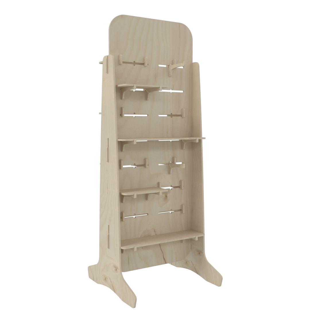 Modüler Plywood Panelli Teşhir Standı (PANEL) - Görsel 2