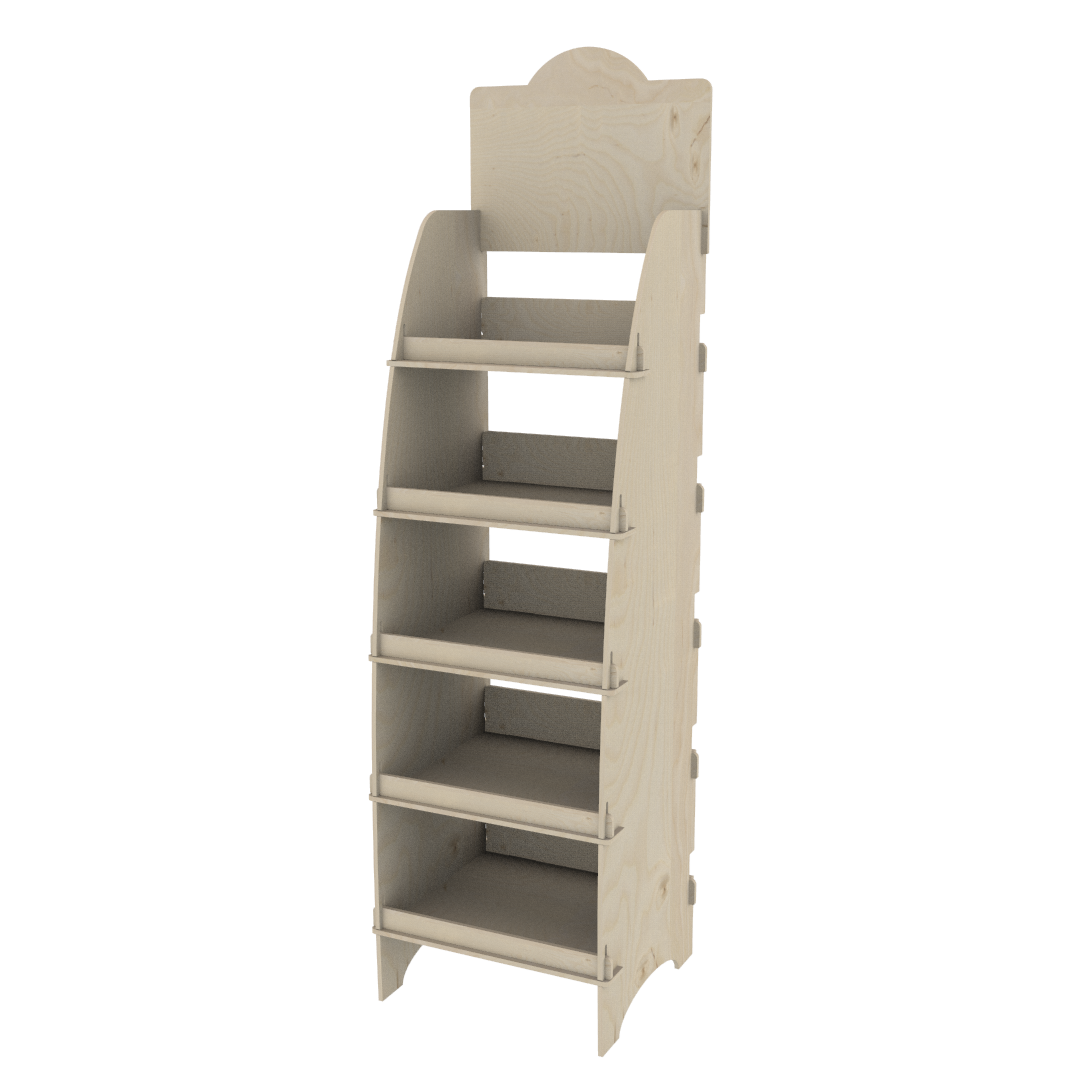 Kavisli Plywood Teşhir Standı (ARCADE) - Görsel 6