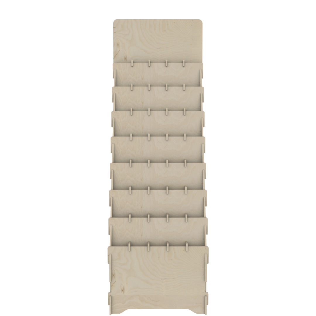 40 Gözlü Plywood Teşhir Standı (COMPARTMENT 40) - Görsel 4