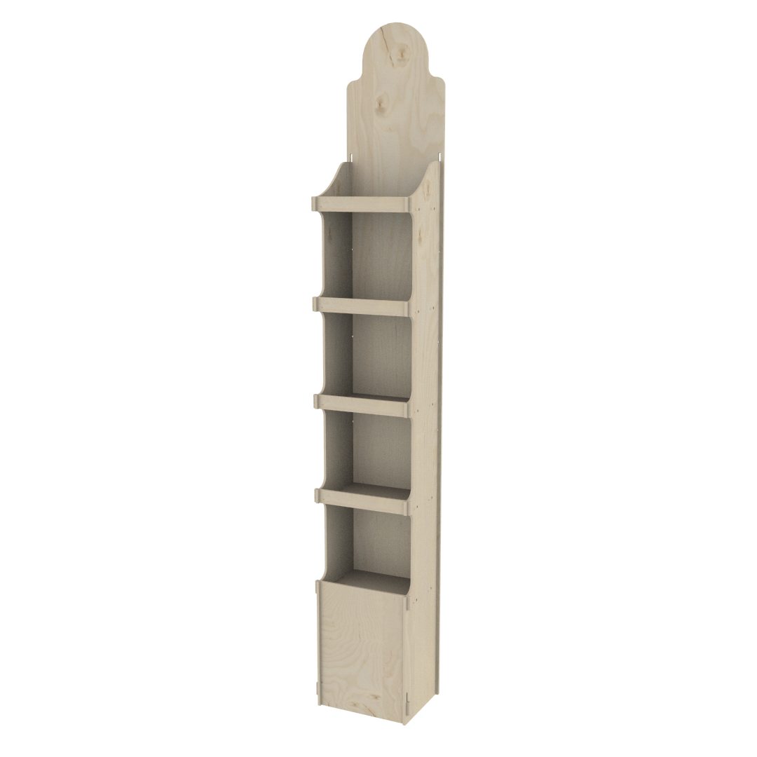 Kompakt Plywood Teşhir Standı (SMALL) - Görsel 6