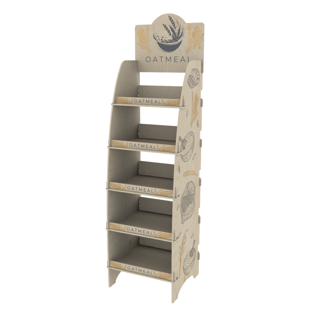 Kavisli Plywood Teşhir Standı (ARCADE) - Görsel 5