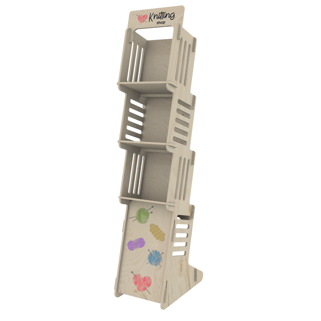 Plywood Broşür ve Katalog Standı (SPACE) - Görsel 5