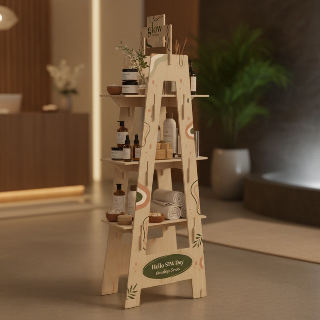 Üçgen Plywood Teşhir Standı (TRIANGLE) - Görsel 9