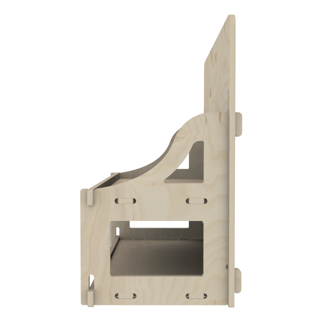 Plywood Tezgah Üstü Teşhir Standı 04367 - Görsel 8