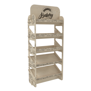 Modüler Plywood Raflı Teşhir Ünitesi (SHELVE)