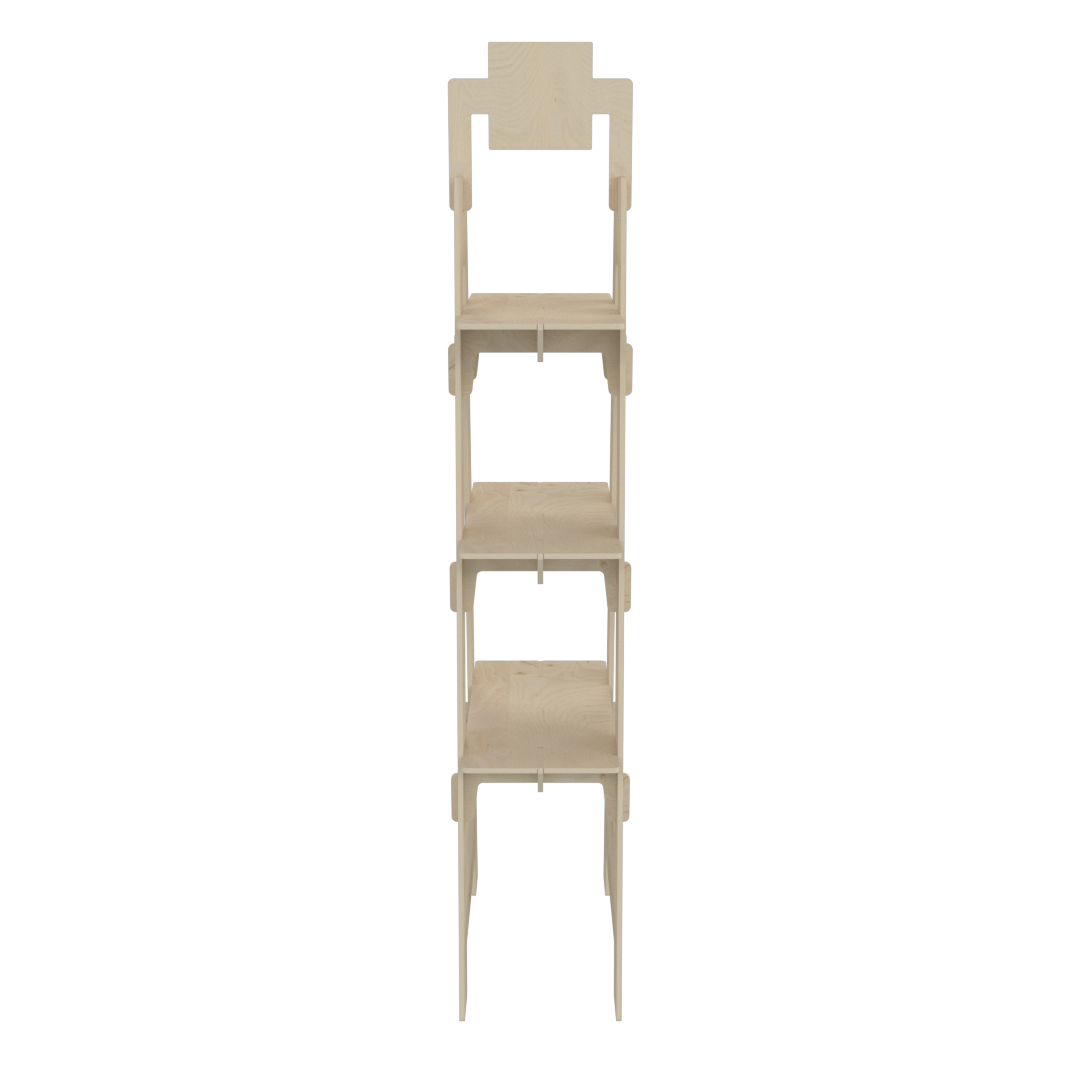 Üçgen Plywood Teşhir Standı (TRIANGLE) - Görsel 7
